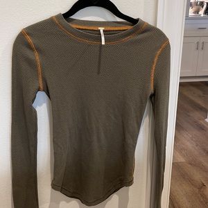 Free People zip it cuff thermal